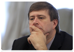 Minister of Justice Alexander Konovalov at a meeting of the Government Presidium|31 march, 2010|16:00