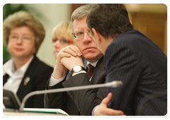 Deputy Prime Minister and Minister of Finance Alexei Kudrin at a meeting to discuss the performance of the Russian national team at the XXI Winter Olympic Games in Vancouver|5 march, 2010|17:17