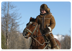 During his working trip to the Republic of Khakassiya on February 25, Prime Minister Vladimir Putin visited the foothills of Karatash, near the town of Abakan|6 march, 2010|09:25