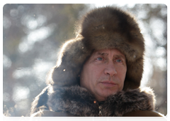 During his working trip to the Republic of Khakassiya on February 25, Prime Minister Vladimir Putin visited the foothills of Karatash, near the town of Abakan|6 march, 2010|09:26