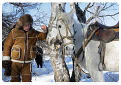 During his working trip to the Republic of Khakassiya on February 25, Prime Minister Vladimir Putin visited the foothills of Karatash, near the town of Abakan|6 march, 2010|09:56