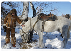 During his working trip to the Republic of Khakassiya on February 25, Prime Minister Vladimir Putin visited the foothills of Karatash, near the town of Abakan|6 march, 2010|09:57