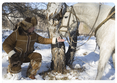 During his working trip to the Republic of Khakassiya on February 25, Prime Minister Vladimir Putin visited the foothills of Karatash, near the town of Abakan|6 march, 2010|09:57