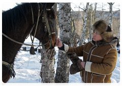 During his working trip to the Republic of Khakassiya on February 25, Prime Minister Vladimir Putin visited the foothills of Karatash, near the town of Abakan|6 march, 2010|09:57