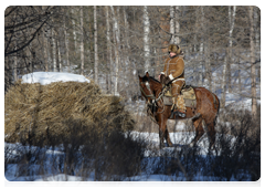 During his working trip to the Republic of Khakassiya on February 25, Prime Minister Vladimir Putin visited the foothills of Karatash, near the town of Abakan|6 march, 2010|10:17