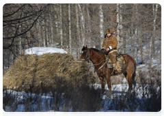 During his working trip to the Republic of Khakassiya on February 25, Prime Minister Vladimir Putin visited the foothills of Karatash, near the town of Abakan|6 march, 2010|10:17