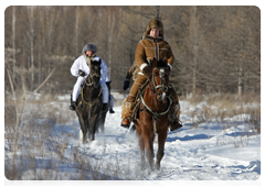 During his working trip to the Republic of Khakassiya on February 25, Prime Minister Vladimir Putin visited the foothills of Karatash, near the town of Abakan|6 march, 2010|10:26