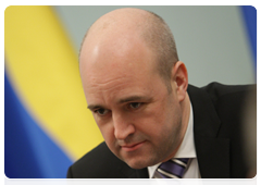 Prime Minister Vladimir Putin and Swedish Prime Minister Fredrik Reinfeldt|9 march, 2010|19:01