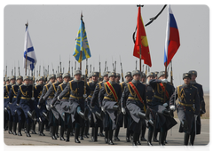 Prime Minister Vladimir Putin attends a memorial service for Polish President Lech Kaczynski, who died in a plane crash near Smolensk|12 april, 2010|09:29