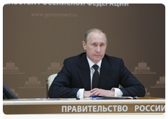 Prime Minister Vladimir Putin holding a meeting of the state commission to investigate the causes of the Tu-154 plane crash|13 april, 2010|17:10