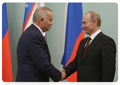 Prime Minister Vladimir Putin meeting with Uzbek President Islam Karimov|20 april, 2010|17:41