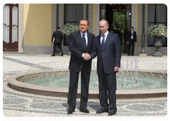 Prime Minister Vladimir Putin  meeting with Italian Prime Minister Silvio Berlusconi|26 april, 2010|16:03