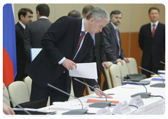 Deputy Prime Minister and Head of the Government Executive Office Sergei Sobyanin before Russian-Ukrainian talks in Sochi|30 april, 2010|15:32