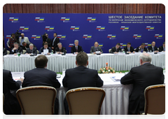 Prime Minister Vladimir Putin and Ukrainian Prime Minister Mykola Azarov at a meeting of the Economic Cooperation Committee under the Russian-Ukrainian Interstate Commission|30 april, 2010|17:39