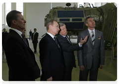 Prime Minister Vladimir Putin at the Yury Gagarin Cosmonaut Training Centre in Star City|6 april, 2010|17:26