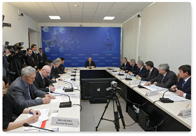 Prime Minister Vladimir Putin chairs a meeting on modernising the higher education system