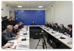 Prime Minister Vladimir Putin chairs a meeting on modernising the higher education system