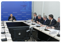 Prime Minister Vladimir Putin chairs a meeting on modernising the higher education system|8 april, 2010|16:08