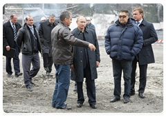 Председатель Правительства Российской Федерации В.В.Путин побывал на шахте «Распадская» в Междуреченске, где 8 мая произошла авария|11 мая, 2010|11:37