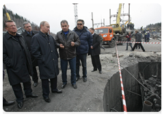 Prime Minister Vladimir Putin at Raspadskaya coal mine in the Kemerovo Region damaged by May 8 accident|11 may, 2010|11:55