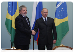 Prime Minister Vladimir Putin meeting with Brazilian President Luiz Inácio Lula da Silva|14 may, 2010|18:19