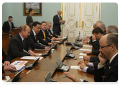 Prime Minister Vladimir Putin meeting with Brazilian President Luiz Inácio Lula da Silva|14 may, 2010|18:20