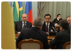 Prime Minister Vladimir Putin meeting with Brazilian President Luiz Inácio Lula da Silva|14 may, 2010|18:21