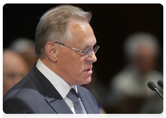 President of the Russian Academy of Sciences Yury Osipov addressing the Academy’s General Meeting|18 may, 2010|14:57