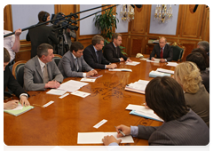 Prime Minister Vladimir Putin at a meeting to discuss customs legislation|19 may, 2010|19:55