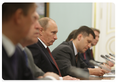 Prime Minister Vladimir Putin meeting with Qatari Deputy Prime Minister and Minister of Energy and Industry Abdullah Bin Hamad Al-Attiyah|20 may, 2010|18:24