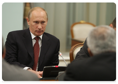 Prime Minister Vladimir Putin meeting with Qatari Deputy Prime Minister and Minister of Energy and Industry Abdullah Bin Hamad Al-Attiyah|20 may, 2010|18:24