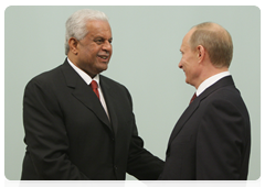 Prime Minister Vladimir Putin meeting with Qatari Deputy Prime Minister and Minister of Energy and Industry Abdullah Bin Hamad Al-Attiyah|20 may, 2010|18:24