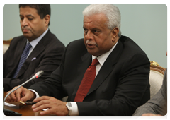 Qatari Deputy Prime Minister and Minister of Energy and Industry Abdullah Bin Hamad Al-Attiyah at a  meeting with Prime Minister Vladimir Putin|20 may, 2010|18:32