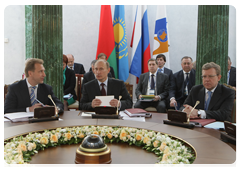 Prime Minister Vladimir Putin attending a meeting of the supreme governing body of the Customs Union comprising Russia, Belarus and Kazakhstan at the head-of-government level|21 may, 2010|14:06