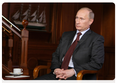 Prime Minister Vladimir Putin during an interview with the Mir intergovernmental broadcasting company|22 may, 2010|11:52