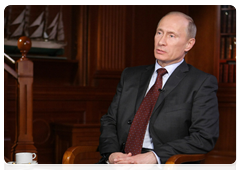 Prime Minister Vladimir Putin during an interview with the Mir intergovernmental broadcasting company|22 may, 2010|12:56