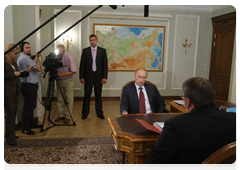 Prime Minister Vladimir Putin at a meeting with head of the Federal Antimonopoly Service Igor Artemyev|24 may, 2010|15:52