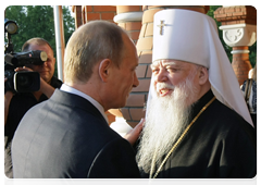 Prime Minister Vladimir Putin and Metropolitan Nikolai of Izhevsk and Udmurtia|26 may, 2010|10:27