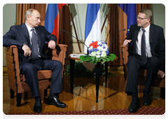 Prime Minister Vladimir Putin meeting with his Finnish counterpart Matti Vanhanen|27 may, 2010|17:47