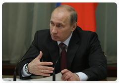 Prime Minister Vladimir Putin chairs a meeting on price setting and tariff rates|31 may, 2010|16:28