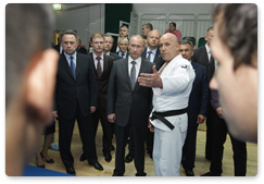 Prime Minister Vladimir Putin visits Ak Bars Sports Centre in Kazan