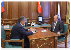 Prime Minister Vladimir Putin with President Rustam Minnikhanov of Tatarstan|5 may, 2010|20:42