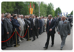 Prime Minister Vladimir Putin during the foundation stone ceremony for the We Fought Together Against Nazism monument on Poklonnaya Hill, Moscow|8 may, 2010|19:41