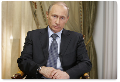 Интервью Председателя Правительства Российской Федерации В.В.Путина создателям документального фильма «Урок истории»