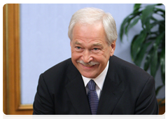 Chairman of United Russia’s Supreme Council Boris Gryzlov before the meeting with Prime Minister Vladimir Putin|1 june, 2010|19:11