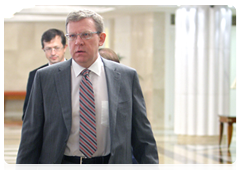 Deputy Prime Minister and Finance Minister of the Russian Federation Alexei Kudrin before the meeting of the Russian Government|10 june, 2010|15:25