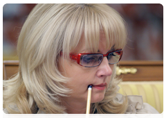 Ministry of Healthcare and Social Development of the Russian Federation Tatyana Golikova at a meeting of the Russian Government|10 june, 2010|15:25