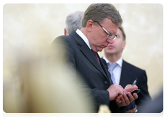 Deputy Prime Minister and Minister of Finance Alexei Kudrin at a meeting of the Presidium of the Government of the Russian Federation|16 june, 2010|18:37