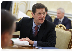 Deputy Prime Minister Alexander Zhukov at a meeting of the Presidium of the Government of the Russian Federation|16 june, 2010|18:37