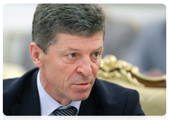 Deputy Prime Minister Dmitry Kozak at a meeting of the Presidium of the Government of the Russian Federation|16 june, 2010|18:37